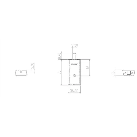 serraturina ad applicare con chiave a spillo omr moia 100870 umipas 2