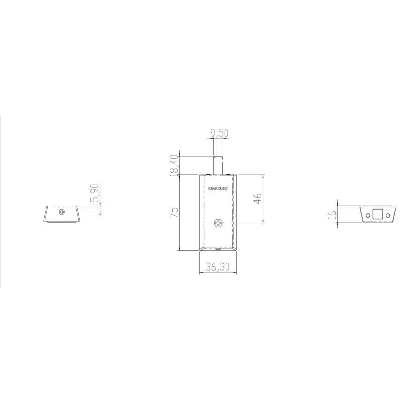 serraturina ad applicare con chiave a spillo omr moia 100870 umipas