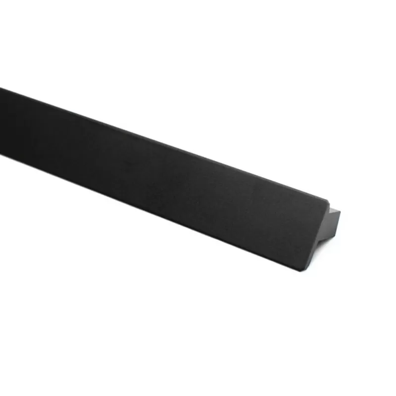 MANIGLIA PER MOBILI DI DESIGN MODERNO IN ALLUMINIO INTERASSE 224 MM COLORE GRIGIO ANTRACITE, maniglia per mobile arredamento des