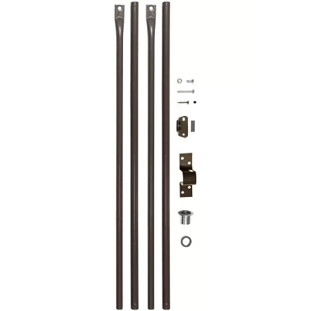 Kit Aste Triplice MOIA Marrone Martellato - Sicurezza Porte umipas