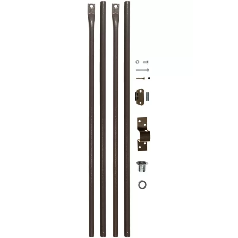 Kit Aste Triplice MOIA Marrone Martellato - Sicurezza Porte umipas