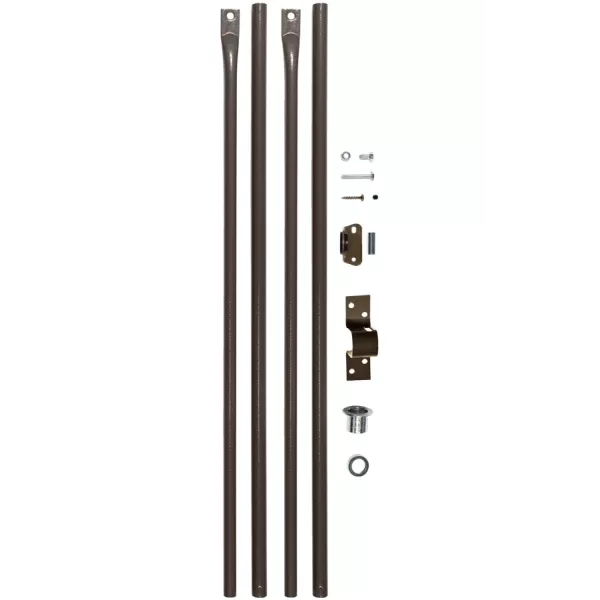 Kit Aste Triplice MOIA Marrone Martellato - Sicurezza Porte umipas