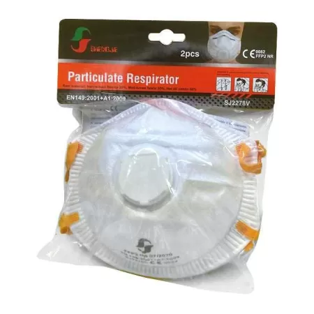 LOGICA MASCHERINA COPPA CON VALVOLA FFP2 CE KIT 2 PEZZI - Art. SJ227BV-2