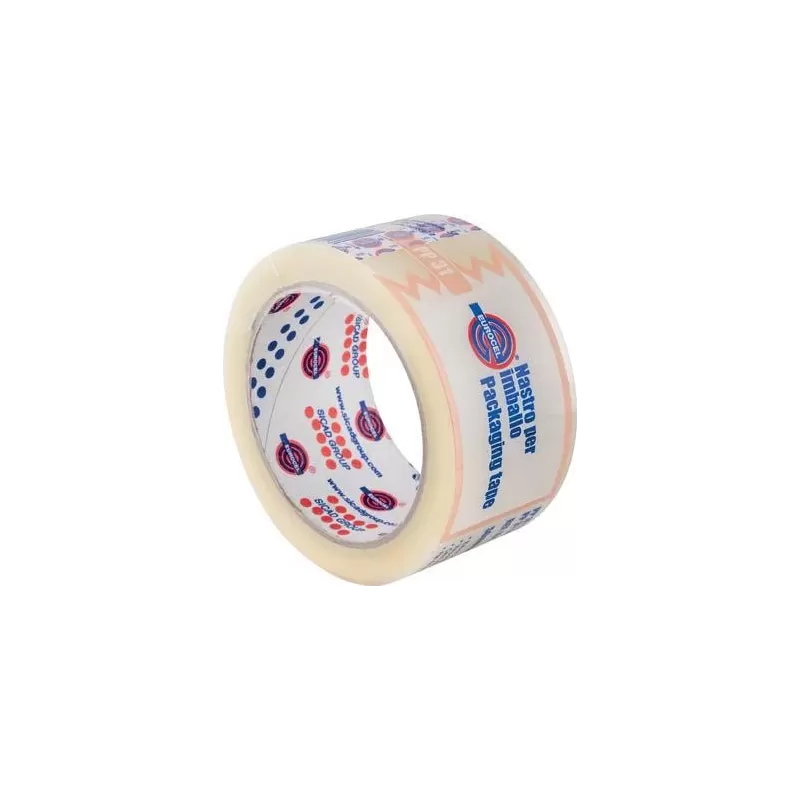 EUROCEL NASTRO ADESIVO PER IMBALLO TRASPARENTE PP31 50 MM X 66 M - Art. 8312122 PZ