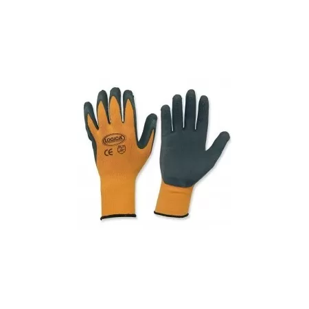  GUANTI DA LAVORO DUCK SCHIUMA LATTICE SUPERGRIP ARANCIO/NERO TAGLIA 9 - Art. DUCK-9