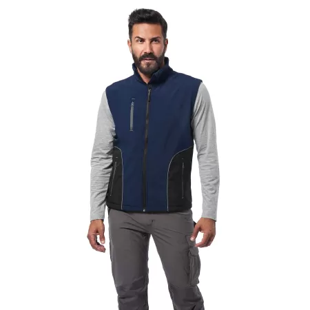 LOGICA GILET DA LAVORO SOFTSHELL BLU TAGLIA M - Art. KOALA/1-M