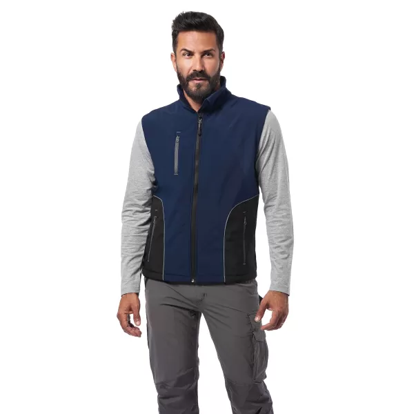 LOGICA GILET DA LAVORO SOFTSHELL BLU TAGLIA M - Art. KOALA/1-M