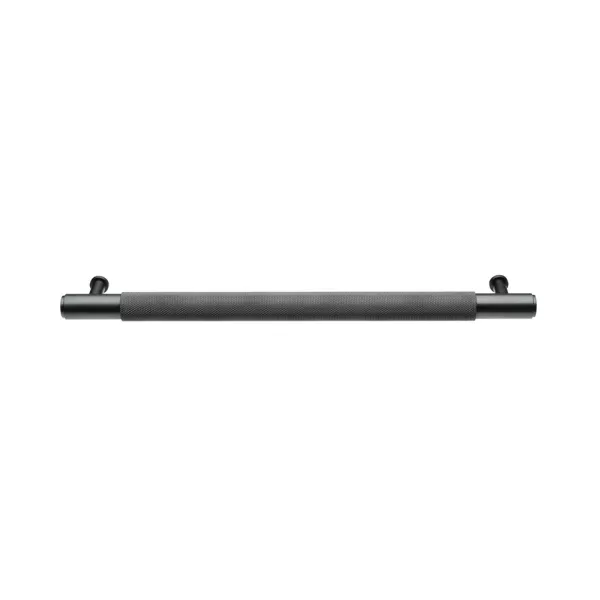  MANIGLIA PER MOBILI IN ALLUMINIO INTERASSE 256 MM COLORE PIOMBO OPACO ZIGRINATO Art.72272035