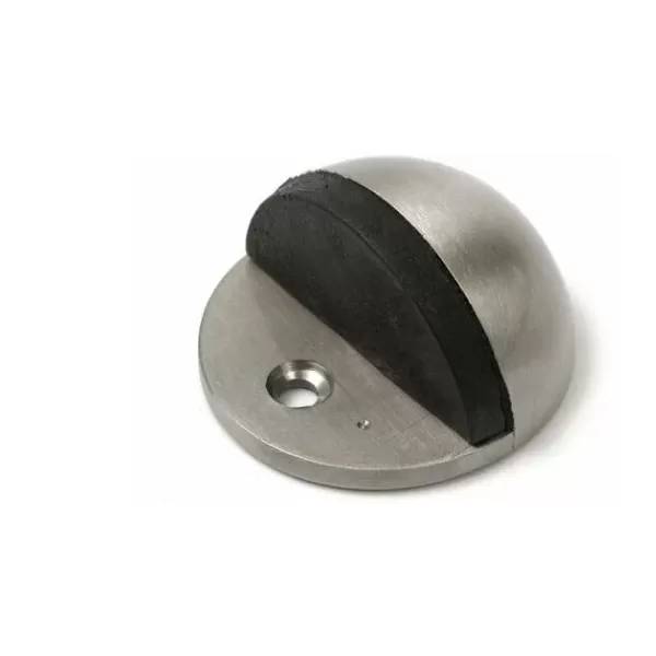 VI.TEL. FERMAPORTE NICHELSATINATO COMPRESO DI VITE E TASSELLO