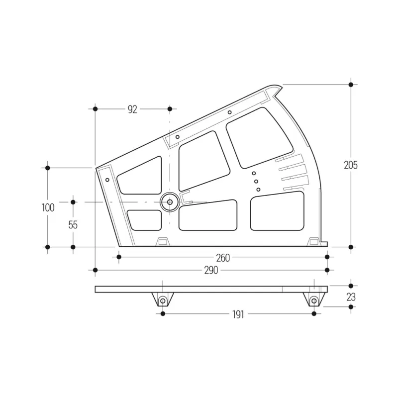 ante a ribalta per scarpiera, coppia anta a ribalta, accessori per scarpiera