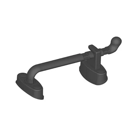 Socchiudi Persiane Bruco Nero Registrabile 80,5-110,5 mm umipas