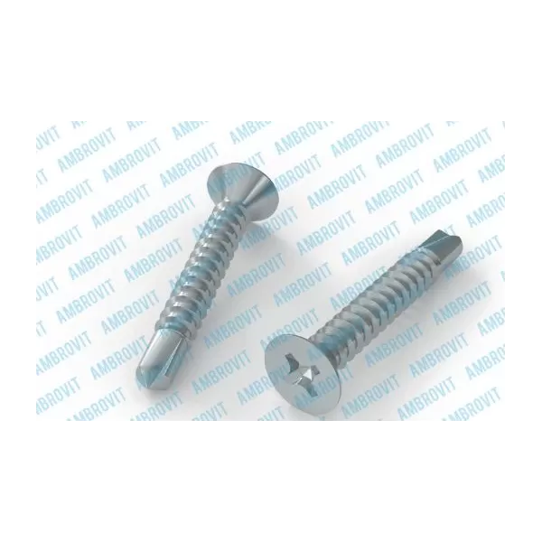 AMBROVIT VITI AUTOPERFORANTI 4,8X32 MM TESTA SVASATA PIANA PH2 ZINCATE 500 PEZZI