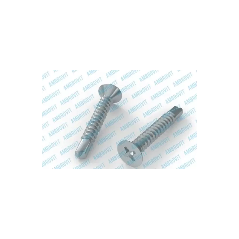  VITI AUTOPERFORANTI 4,8X80/60 MM TESTA SVASATA PIANA PH2 ZINCATE 200 PEZZI* Art.81190 4,8X80/60 TG51