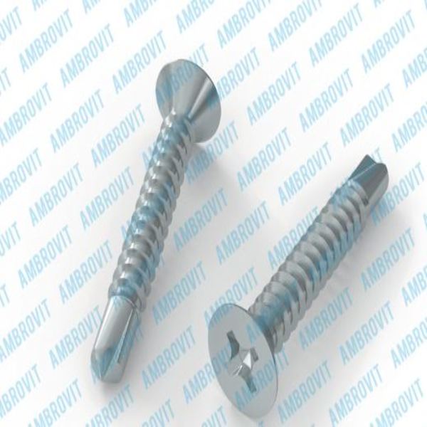  VITI AUTOPERFORANTI 4,8X80/60 MM TESTA SVASATA PIANA PH2 ZINCATE 200 PEZZI* Art.81190 4,8X80/60 TG51