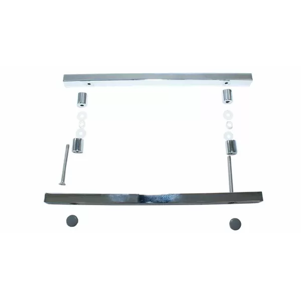 MANIGLIA BOX DOCCIA QUADRA IN ZAMA INTERASSE 160 MM RICAMBI ACCESSORI DOCCIA - Art. 08858829