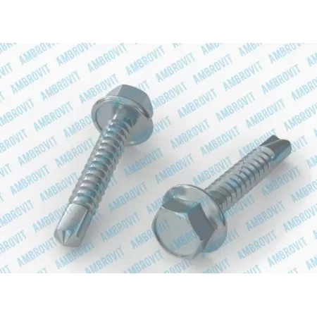 Ambrovit VITI AUTOPERFORANTI PER COPERTURE 6,3X30 MM TE FLANGIA BOMBATA AUTOMASCHIANTE ZINCATE 200 PEZZI* - Art. 89770 6,3X30 TG