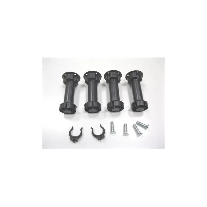 PIEDINI PER MOBILI REGOLABILI IN PVC ALTEZZA 100 MM KIT 4 PEZZI  Art.POL/504 100