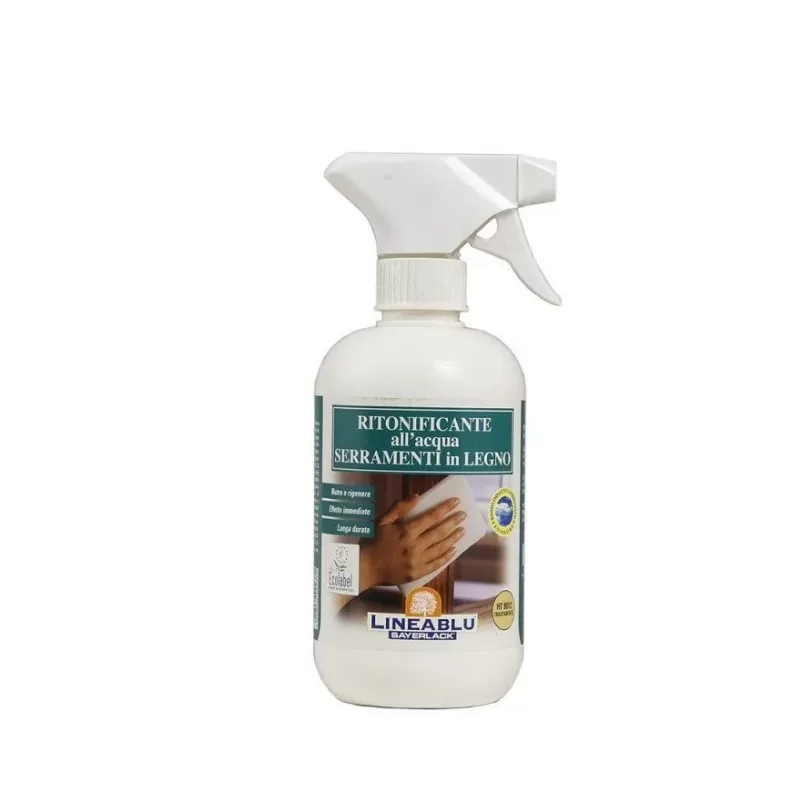 RITONIFICANTE ALL'ACQUA PER SERRAMENTI IN LEGNO SPRAY 500 ML HT8012/00-0,5

