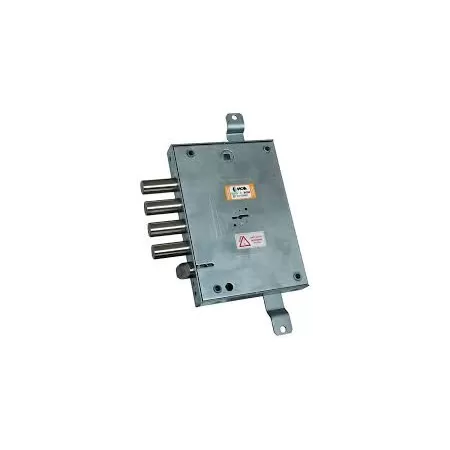 SERRATURA PER PORTA BLINDATA AD INCASSO DOPPIA MAPPA INTERASSE 73 MM PASSO CHIAVISTELLI 28 MM REVERSIBILE  - Art. 614/281D