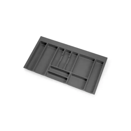  PORTAPOSATE PER CASSETTO DI CUCINA OPTIMA VERTEX/ CONCEPT 82,2X47,3 CM IN PLASTICA COLORE GRIGIO* Art.8333623