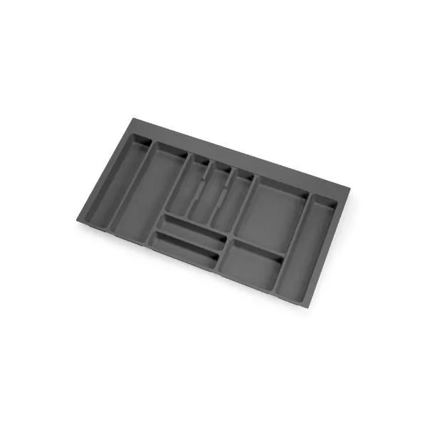  PORTAPOSATE PER CASSETTO DI CUCINA OPTIMA VERTEX/ CONCEPT 82,2X47,3 CM IN PLASTICA COLORE GRIGIO* Art.8333623