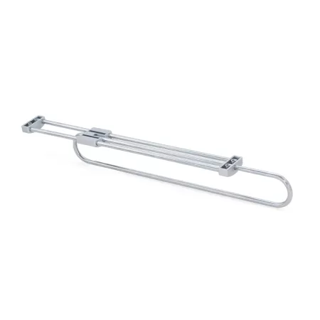 Emuca APPENDIABITI ESTRAIBILE PER ARMADIO IN ACCIAIO E PLASTICA CROMO LARGHEZZA 400 MM Art.6210725