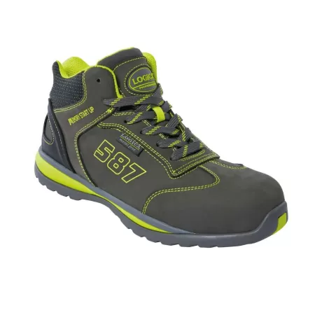 Logica Professional SCARPE ANTINFORTUNISTICHE ALTE GRIGIA/VERDE NABUK S3 NUMERO 43 - Art. PLANET-43