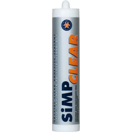 SIGILLANTE MONOCOMPONENTE CRISTALLINO SIMP CLEAR 290 ML* Art.PI0007903
NPT SiMP Clear Adesivo e sigillante elastico SiMP monoco