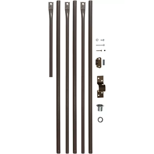 Moia KIT ASTE QUINTUPLICI MARRONE MARTELLATO - Art. 100Q