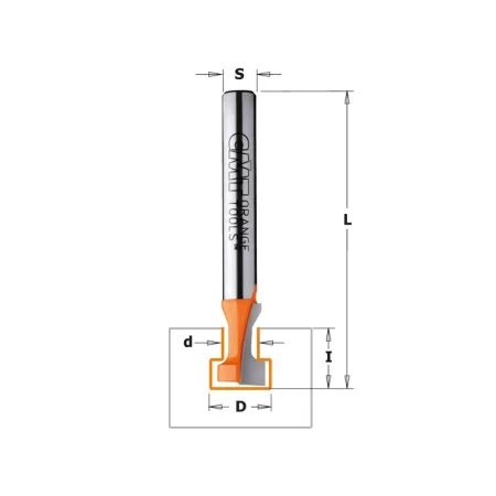 Cmt FRESA PER SERRATURE HW Z1 S=6 D=4.76X6.35/9.5X4.76 L=54 DX Art.750.001.11 
FRESE PER SERRATURE