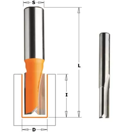 Cmt FRESA A TAGLI DIRITTI PER CANALI SERIE CORTA HWM Z2 S=8 D=4X10X50 DX - Art. 911.040.11