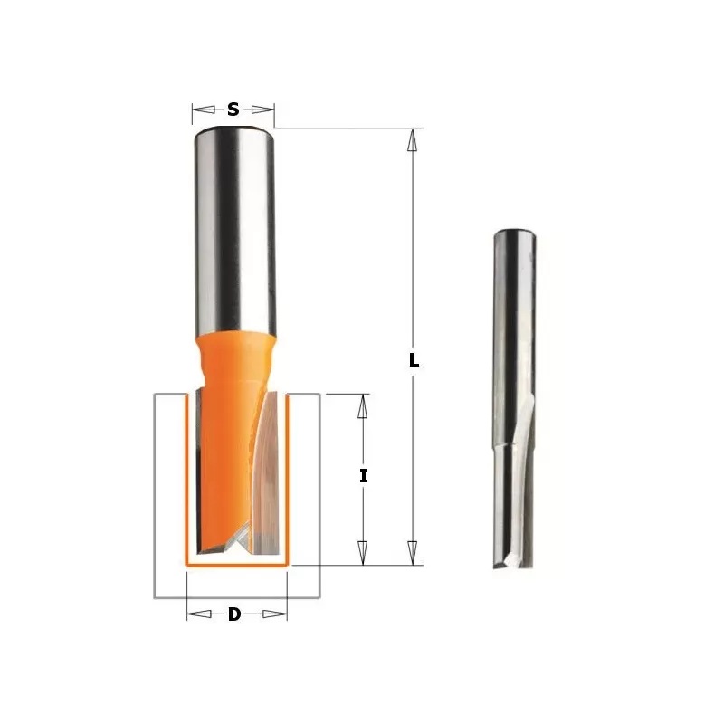 Cmt FRESA A TAGLI DIRITTI PER CANALI SERIE CORTA HWM Z2 S=8 D=4X10X50 DX - Art. 911.040.11