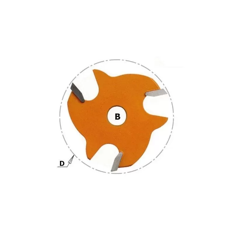 Cmt FRESA A DISCO PER CANALI LATERALI HW Z3 D=47.6X2.0/1.3X8 MM Art.822.320.11