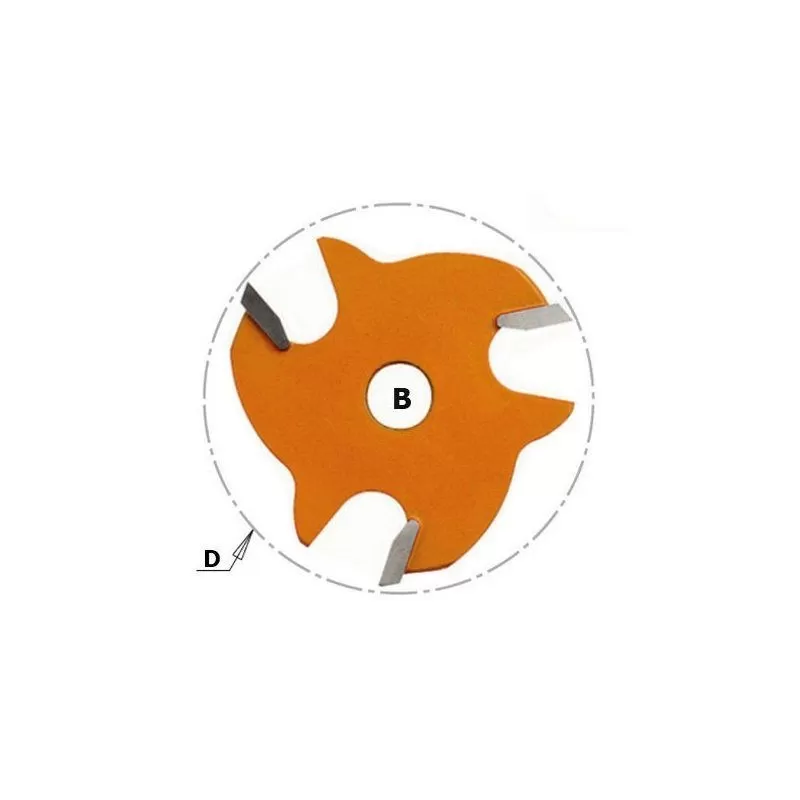 Cmt FRESA A DISCO X CANALI LATERALI HW Z3 D=47.6X3.0/1.3X8MM Art.822.330.11