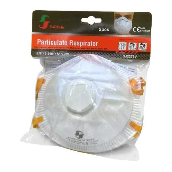 LOGICA MASCHERA COPPA CON VALVOLA FFP2 CE KIT 2 PEZZI - Art. SJ2278V-2