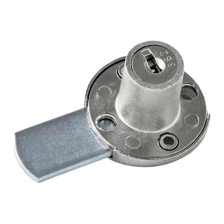 Moia SERRATURA PER ANTA O CASSETTO PALETTO PASSANTE INTERASSE 30, DIAMETRO 17, LUNGHEZZA 21 MM, NICHELATA Art.220300