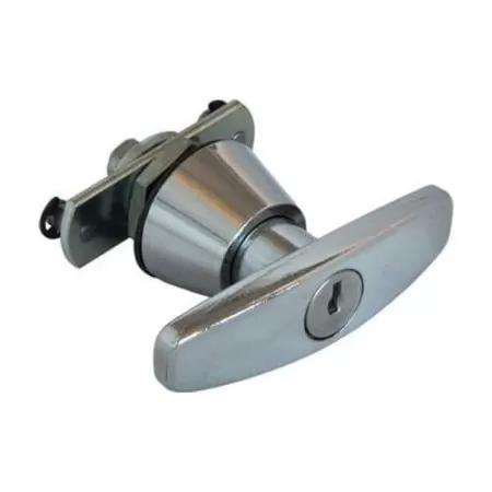 Moia MANIGLIA A T CROMATA CON SERRATURA 
moia omr 220050
Maniglia cromata con serratura