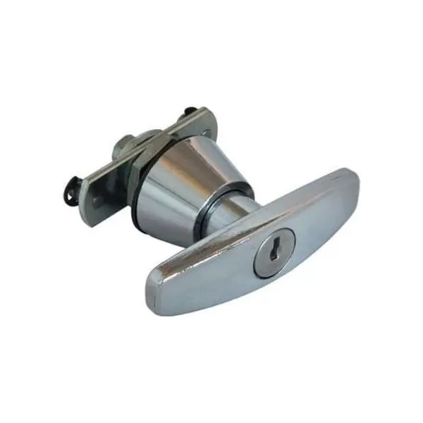 Moia MANIGLIA A T CROMATA CON SERRATURA 
moia omr 220050
Maniglia cromata con serratura