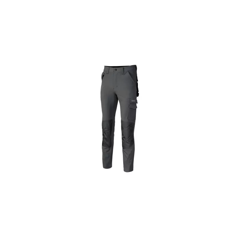 Logica Professional PANTALONE DA LAVORO TECNICO SUPER STRETCH GRIGIO TAGLIA XL - Art. CICLONE2-XL