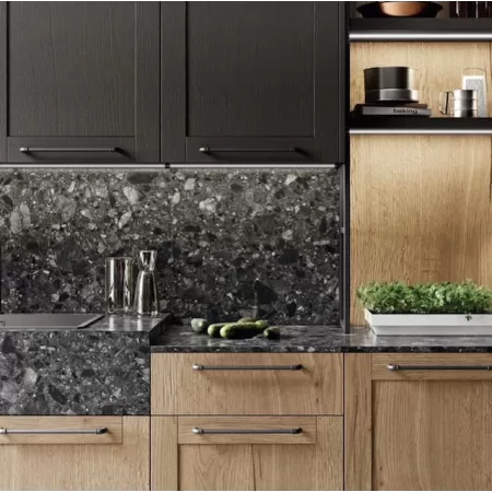 <p>MANIGLIA PER MOBILI IN ALLUMINIO TUBE NERA INTERASSE 160 MM -maniglia per mobile arredamento design, maniglia per mobili stil 2