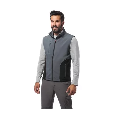 LOGICA GILET SOFTSHELL GRIGIO SCURO TAGLIA XL - Art. KOALA/2-XL