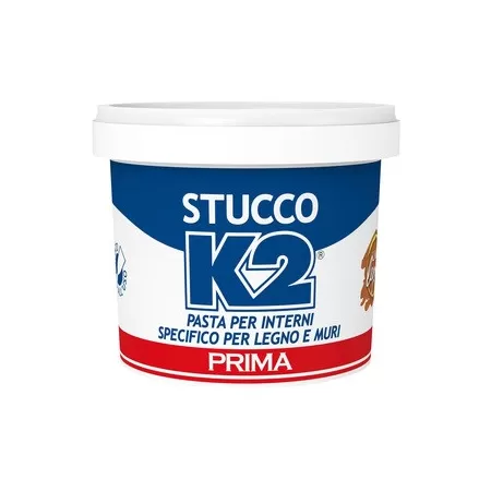 Prima STUCCO PRONTO PER MOBILI INFISSI E MURI K2 NOCE CHIARO KG 0,500 - Art. 47065