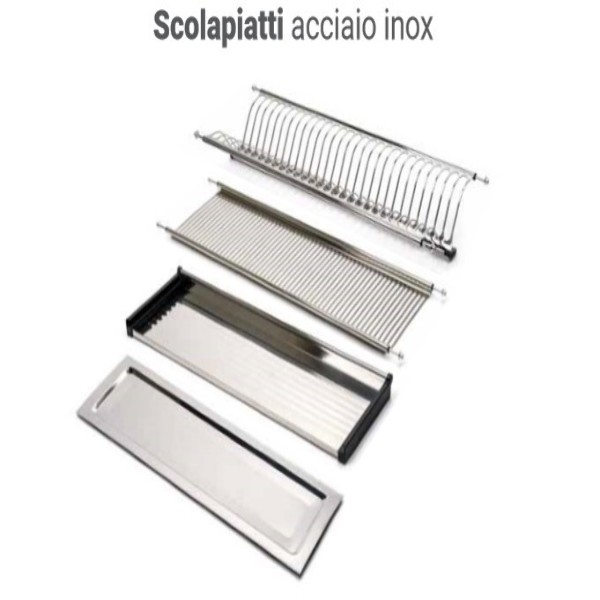 T76 – Lo Scolapiatti Inox 76 cm per Pensili da 80 cm umipas