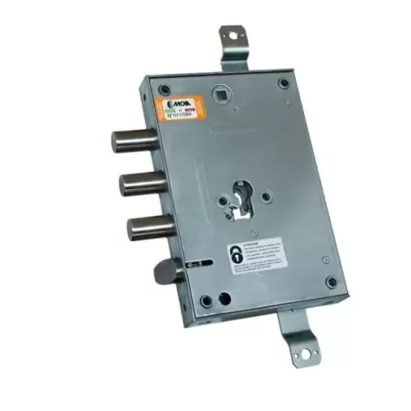 Moia SERRATURA PER PORTA BLINDATA AD INCASSO PROFILO EUROPEO INTERASSE 63 MM PASSO CHIAVISTELLI 37 MM REVERSIBILE- Art. 664/370D