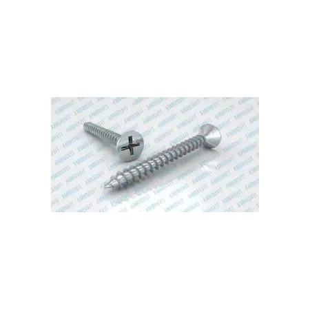 Ambrovit VITI INOX TRUCIOLARI 4,5X40 MM TESTA SVASATA PIANA 200 PEZZI* - Art. 05057 4,5X40 TG0