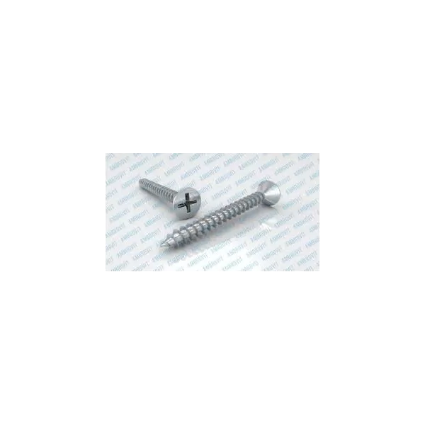 Ambrovit VITI INOX TRUCIOLARI 5X80/60 MM TESTA SVASATA PIANA 100 PEZZI