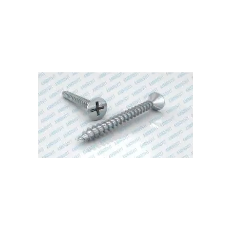 Ambrovit VITI INOX TRUCIOLARI 6X70/60 MM TESTA SVASATA PIANA 100 PEZZI* - Art. 05057 6X70/60 TG0