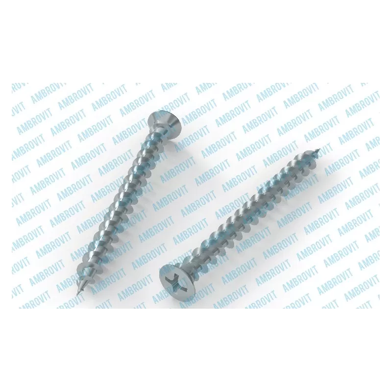 Ambrovit VITI PER SERRAMENTI IN PVC TSPG 4,3X25 PH TUTTO FILETTO 1000 PEZZI* - Art. 01010 4,3X25 TG51