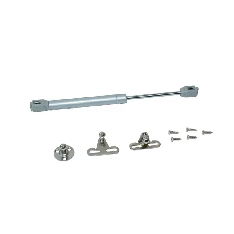 BRACCETTO PISTONE A GAS PER ANTE A RIBALTA 270X16 MM 100N 10 KG ARGENTO - Art. E0027N 50