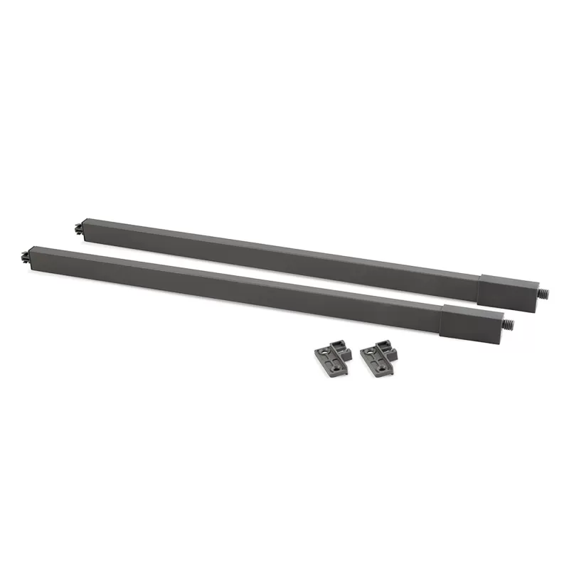 Emuca KIT ASTINE PER CASSETTI, PROF. 350 MM, ACCIAIO, GRIGIO ANTRACITE* - Art. 3110235